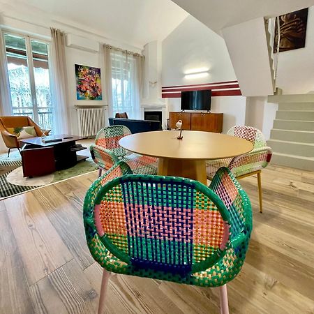149 Borgo Ticino Suite Attico Di Lusso Con Terrazzo E Parking Privato Pavía Exterior foto