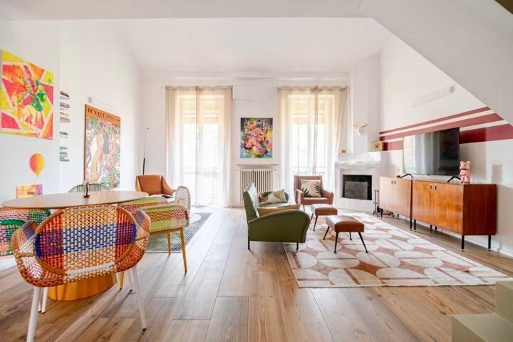 149 Borgo Ticino Suite Attico Di Lusso Con Terrazzo E Parking Privato Pavía Exterior foto