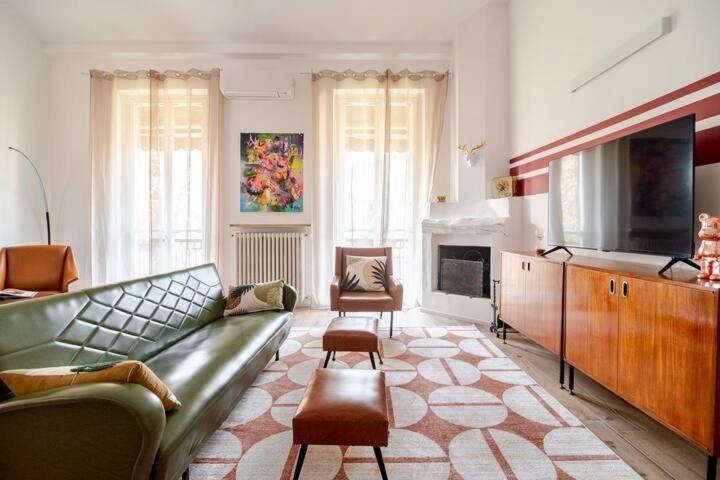 149 Borgo Ticino Suite Attico Di Lusso Con Terrazzo E Parking Privato Pavía Exterior foto